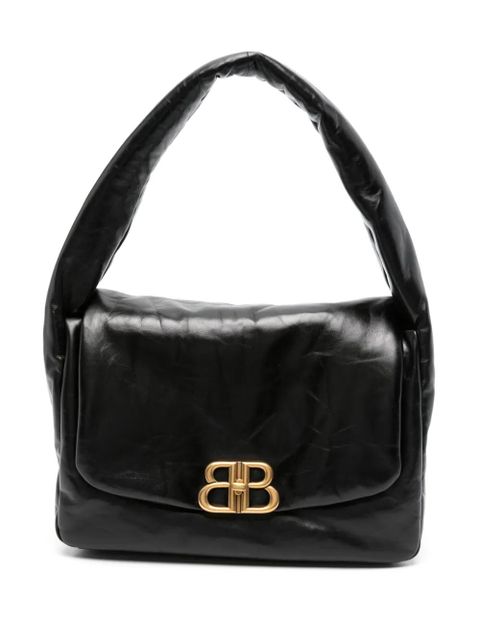 Balenciaga medium Monaco leather shoulder bag - Black - zdjęcie produktu nr 1