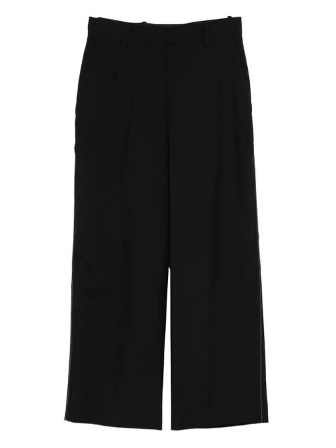 Marni Hosen side-stripe cropped trousers - Black - zdjęcie produktu nr 1