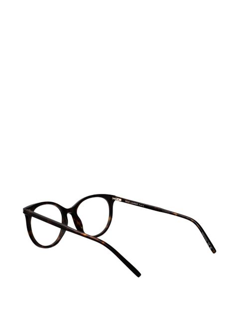 Saint Laurent Eyewear round-frame glasses - Brown