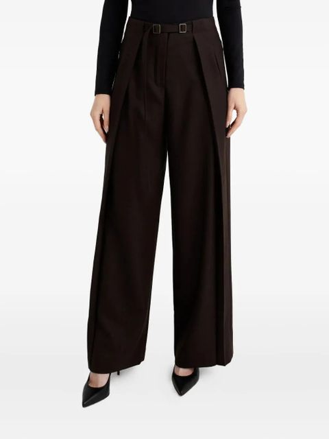 Aya Muse belted trousers - Brown