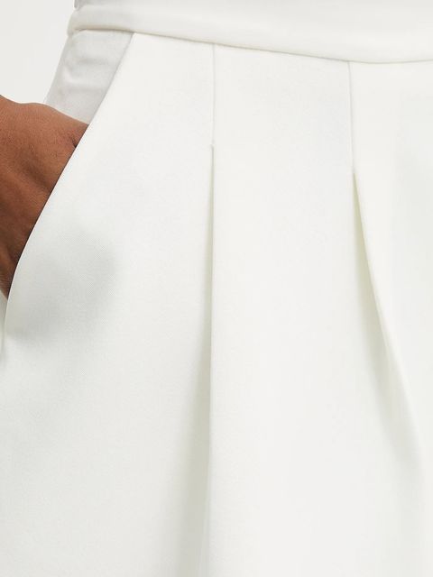 Answear.LAB spódnica kolor biały mini prosta