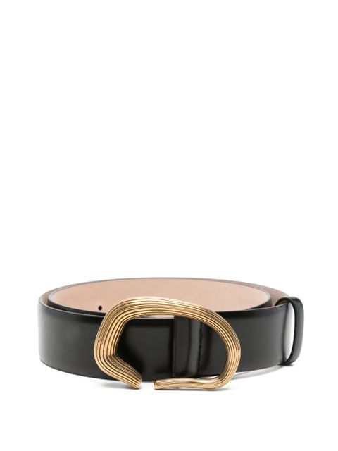 KHAITE Santa Fe churro gold-buckle belt - Black - zdjęcie produktu nr 1
