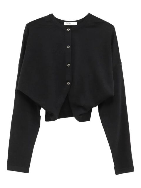 KHAITE Finn cardigan - Black - zdjęcie produktu nr 1