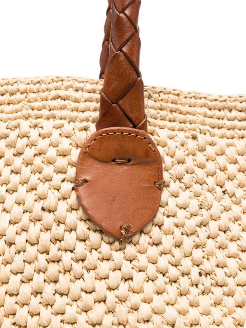 DRAGON DIFFUSION x Sovani Brunella woven tote bag - Brown