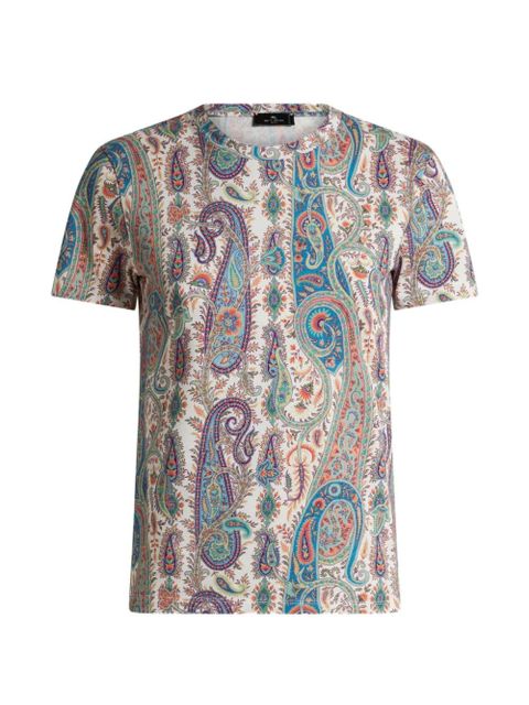 ETRO paisley-motif T-shirt - White - zdjęcie produktu nr 1