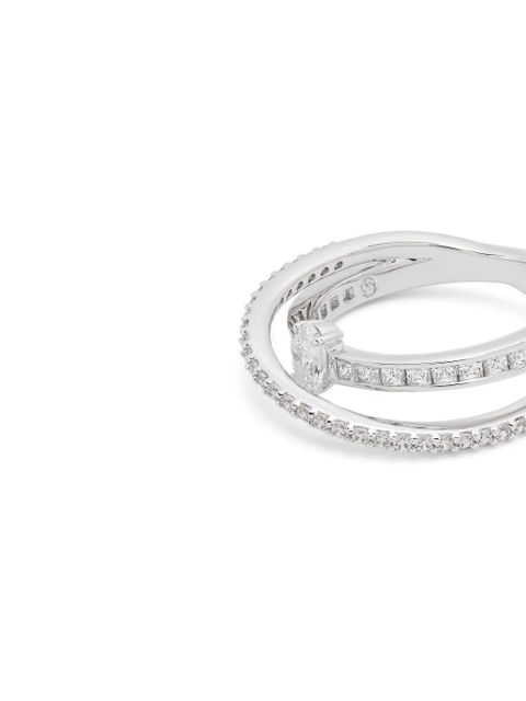 Swarovski Hyperbola crystal-embellished ring - Silver