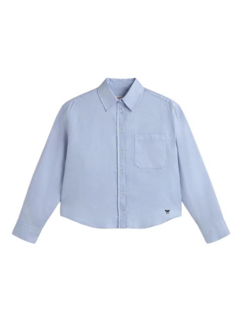 Weekend Max Mara long-sleeve cotton shirt - Blue - zdjęcie produktu nr 1