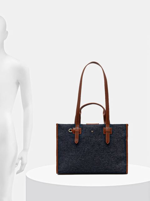 Weekend Max Mara torebka GIANNADENIM kolor niebieski 2525516104600