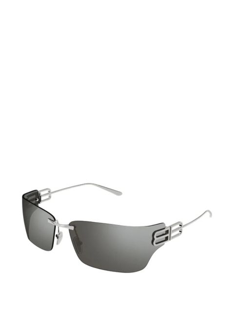 Balenciaga Eyewear logo-detail sunglasses - Silver - zdjęcie produktu nr 2
