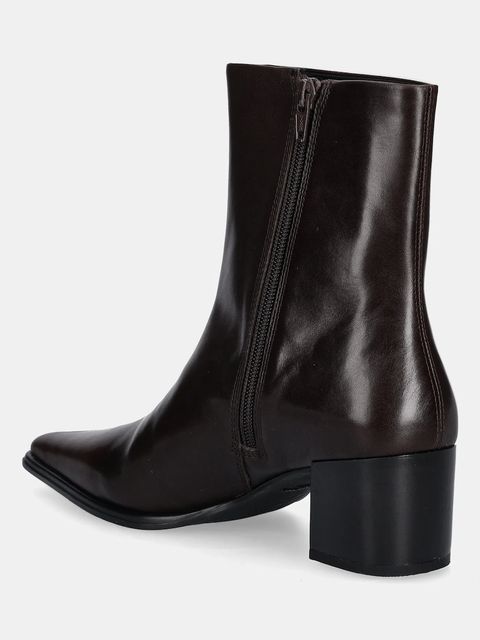 Vagabond Shoemakers botki skórzane GISELLE damskie kolor brązowy na słupku 5854-001-35 - zdjęcie produktu nr 2