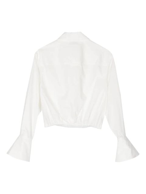 Simkhai Blythe poplin cropped shirt - White - zdjęcie produktu nr 2