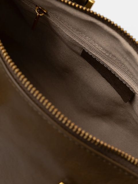 Answear.LAB torebka skórzana kolor zielony