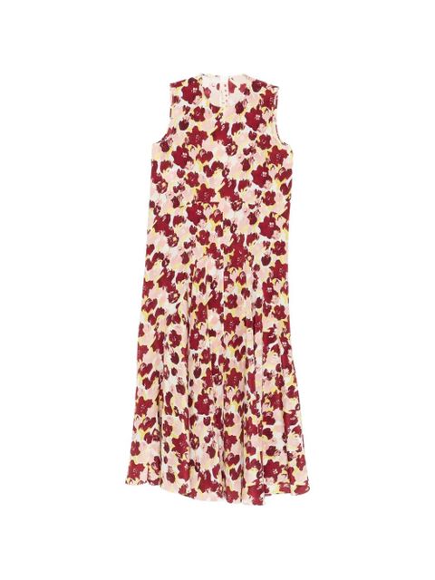 Marni floral-patterned dress - Red - zdjęcie produktu nr 1