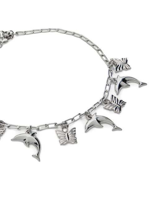 Blumarine charms choker necklace - Silver