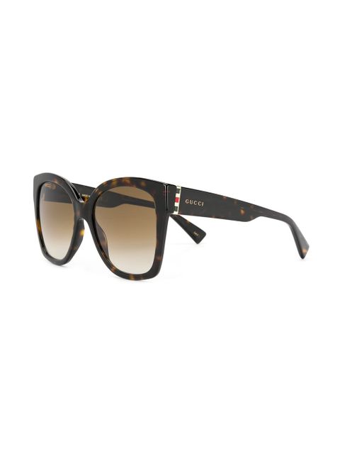 Gucci Eyewear tortoiseshell square sunglasses - Brown