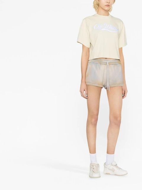 Off-White Laundry drawstring shorts - Blue - zdjęcie produktu nr 2