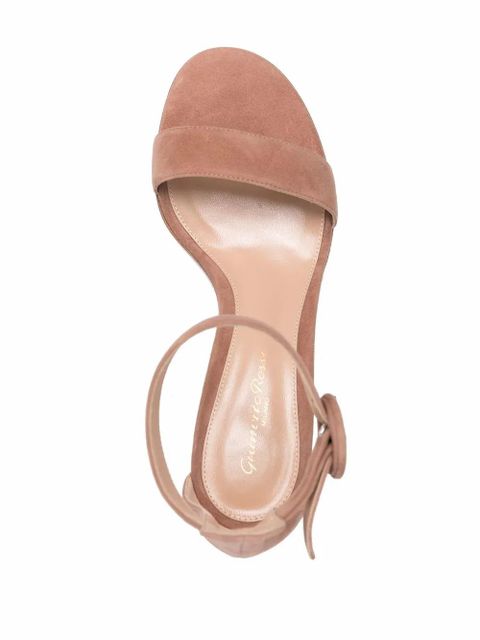 Gianvito Rossi strappy 60mm suede sandals - Neutrals