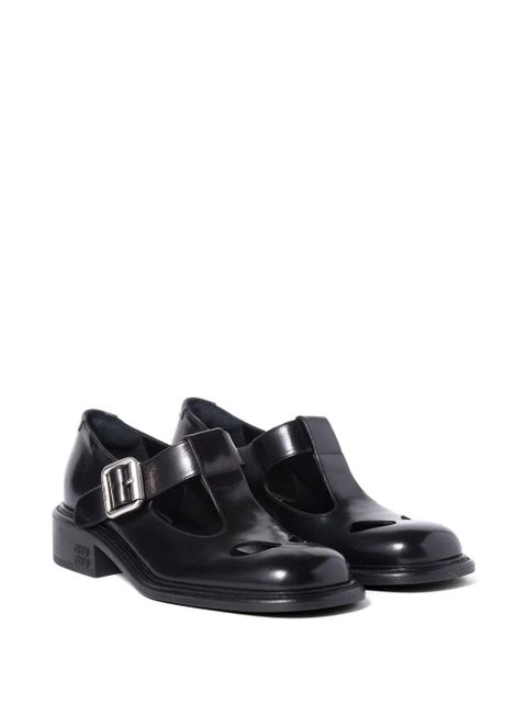 Miu Miu 30mm leather T-bar shoes - Black - zdjęcie produktu nr 2