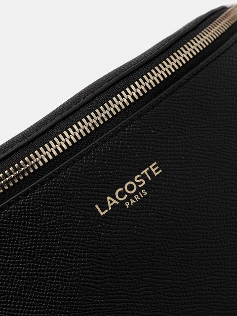 Lacoste torebka skórzana kolor czarny NF5098PH