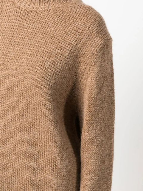 Jil Sander wool knit jumper - Brown