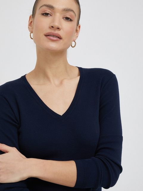 United Colors of Benetton sweter bawełniany