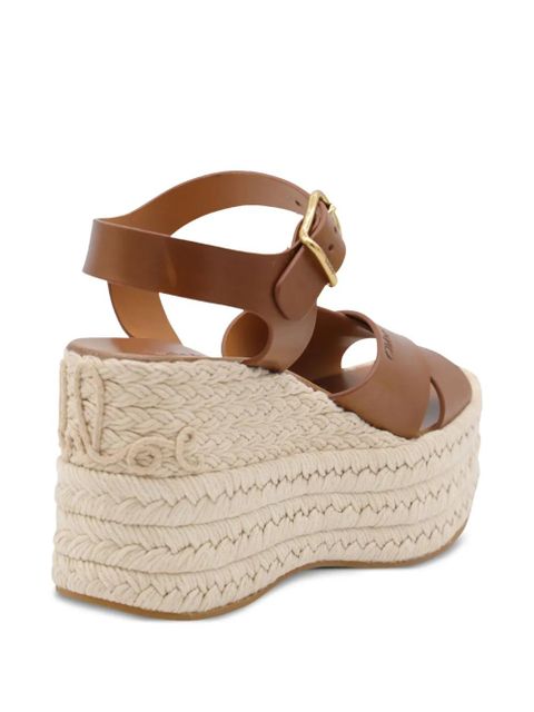 Chloé 105mm Isla wedge espadrilles - Brown - zdjęcie produktu nr 2