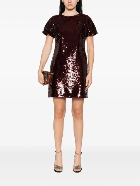 Maje sequin-embellished short-sleeve dress - Red - zdjęcie produktu nr 2