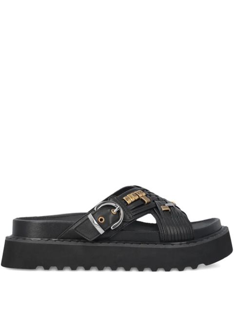 PINKO woven leather sandals - Black - zdjęcie produktu nr 1