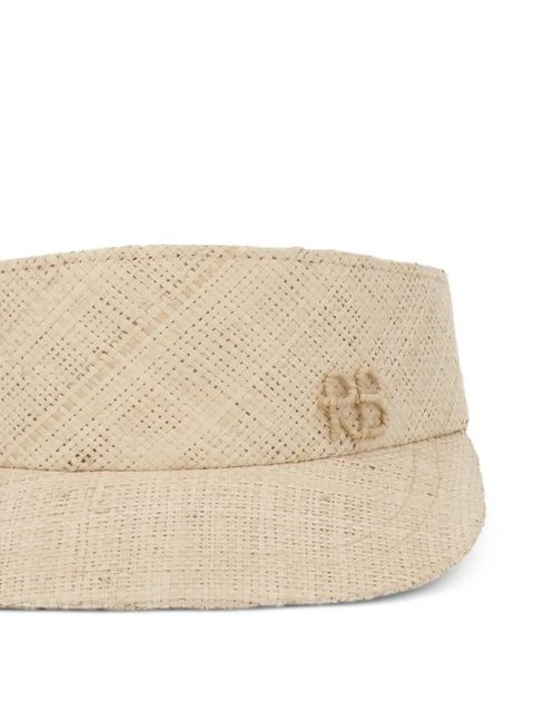 Ruslan Baginskiy woven logo-plaque visor - Neutrals