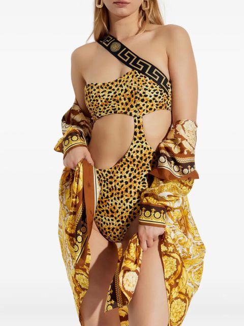 Versace Greca Border swimsuit - Yellow