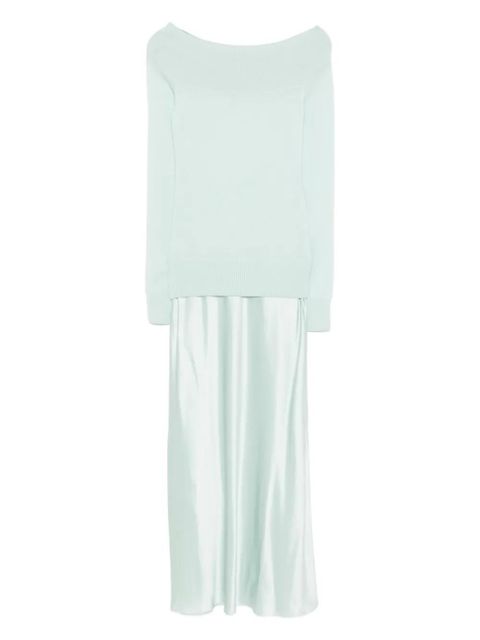 Christopher Esber off-shoulder dress - Green - zdjęcie produktu nr 1