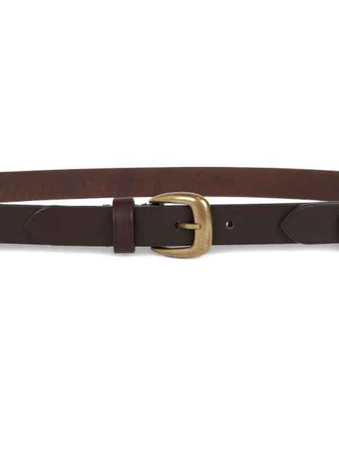 ETRO triple-buckle leather belt - Brown - zdjęcie produktu nr 2