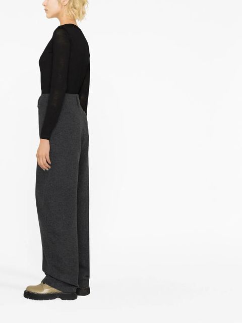 Jil Sander logo-print long-sleeve T-Shirt - Black