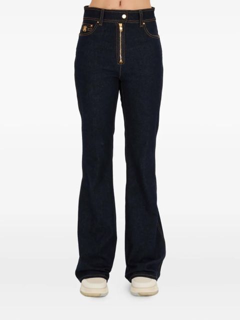 AMIRI gold-zip flared jeans - Blue - zdjęcie produktu nr 2