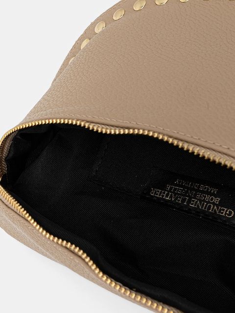 Answear.LAB torebka skórzana kolor brązowy