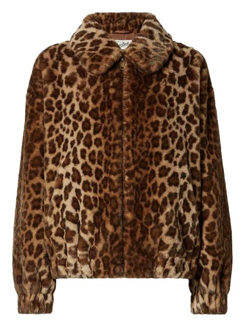 MC2 Saint Barth Aveline animal-pattern jacket - Brown - zdjęcie produktu nr 1