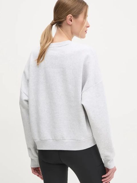 adidas bluza Essentials damska kolor szary melanżowa JI6060