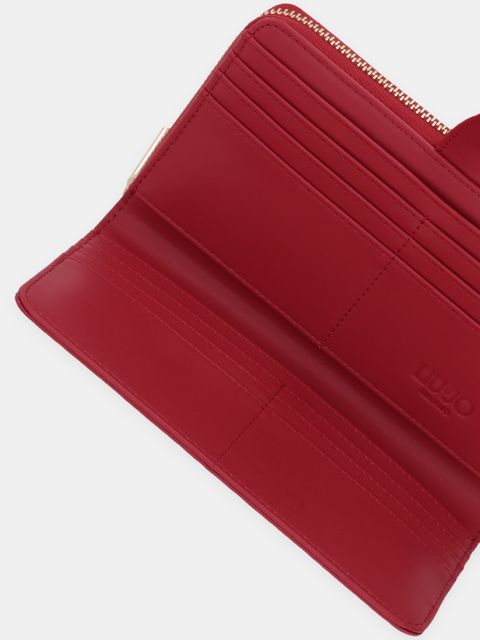 Liu Jo portfel damski kolor czerwony AA6201 E1109