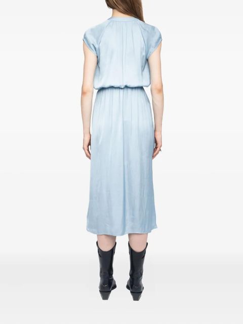 Zadig&Voltaire Randall midi dress - Blue