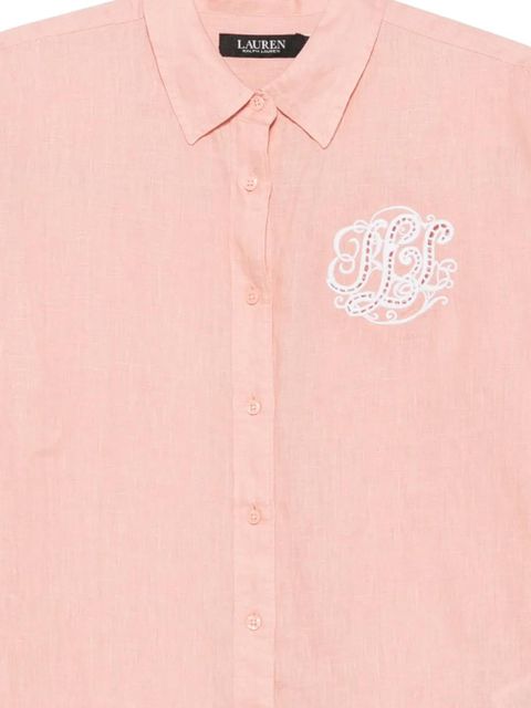 Lauren Ralph Lauren logo-embroidered shirt - Pink