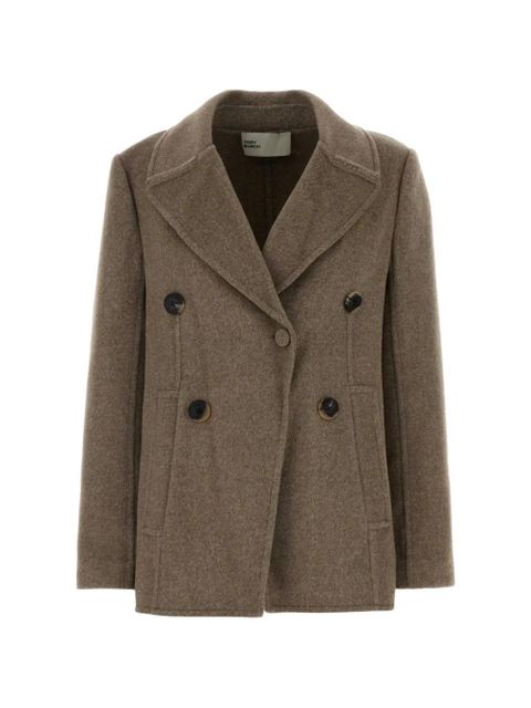 Tory Burch twill coat - Brown - zdjęcie produktu nr 1