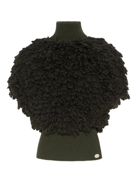 Jean Paul Gaultier Bouclette high-neck sweater - Green - zdjęcie produktu nr 1