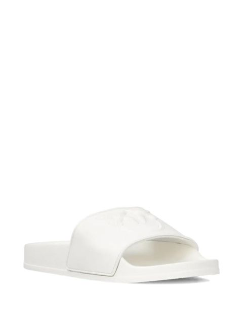 PINKO logo-embossed slides - White - zdjęcie produktu nr 2