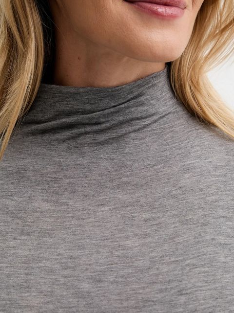 Calvin Klein longsleeve z dodatkiem wełny