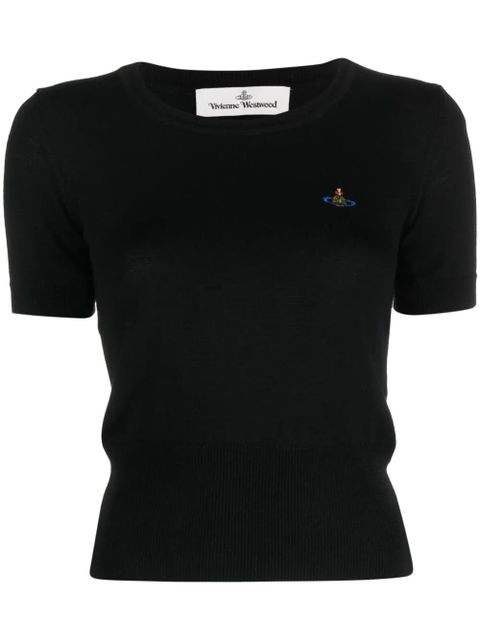 Vivienne Westwood Bea knitted T-shirt - Black - zdjęcie produktu nr 1
