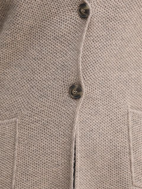 United Colors of Benetton kardigan z dodatkiem wełny kolor beżowy 1235D6934