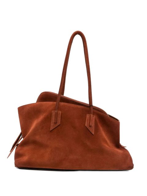 The Attico medium La Passeggiata shoulder bag - Brown - zdjęcie produktu nr 1