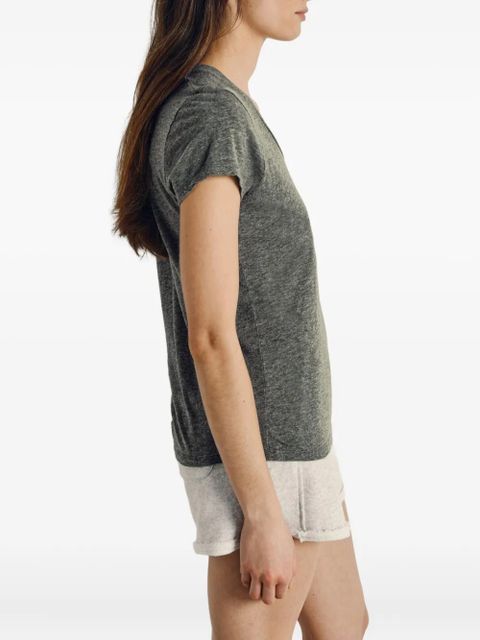 American Vintage scoop-neck short-sleeved T-shirt - Grey