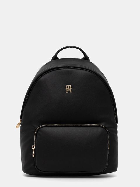 Tommy Hilfiger plecak damski kolor czarny mały gładki AW0AW17652 - zdjęcie produktu nr 1