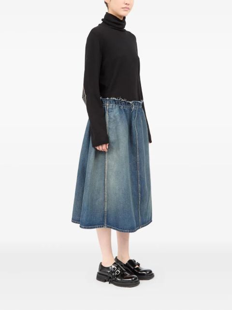 MM6 Maison Margiela denim skirt - Blue